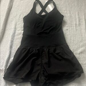 Amazon Women's Black Cross-Back Jumpsuit